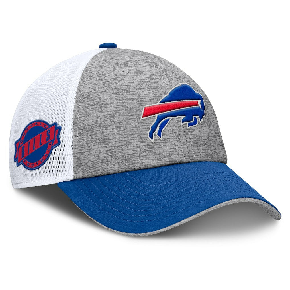Buffalo Bills Option Trucker Adjustable Hat Gray/Royal - Fanatics