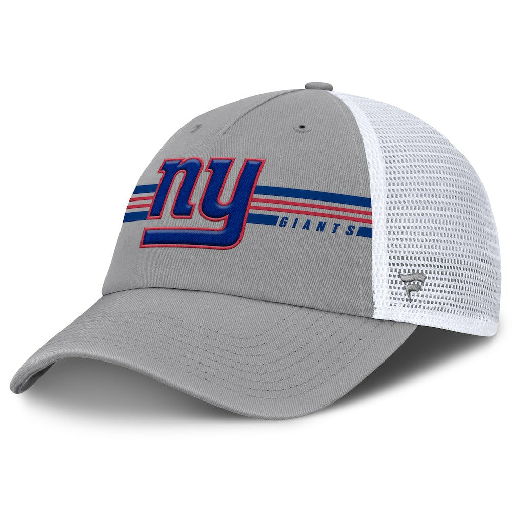 New York Giants Singleback Trucker Adjustable Hat Gray - Fanatics