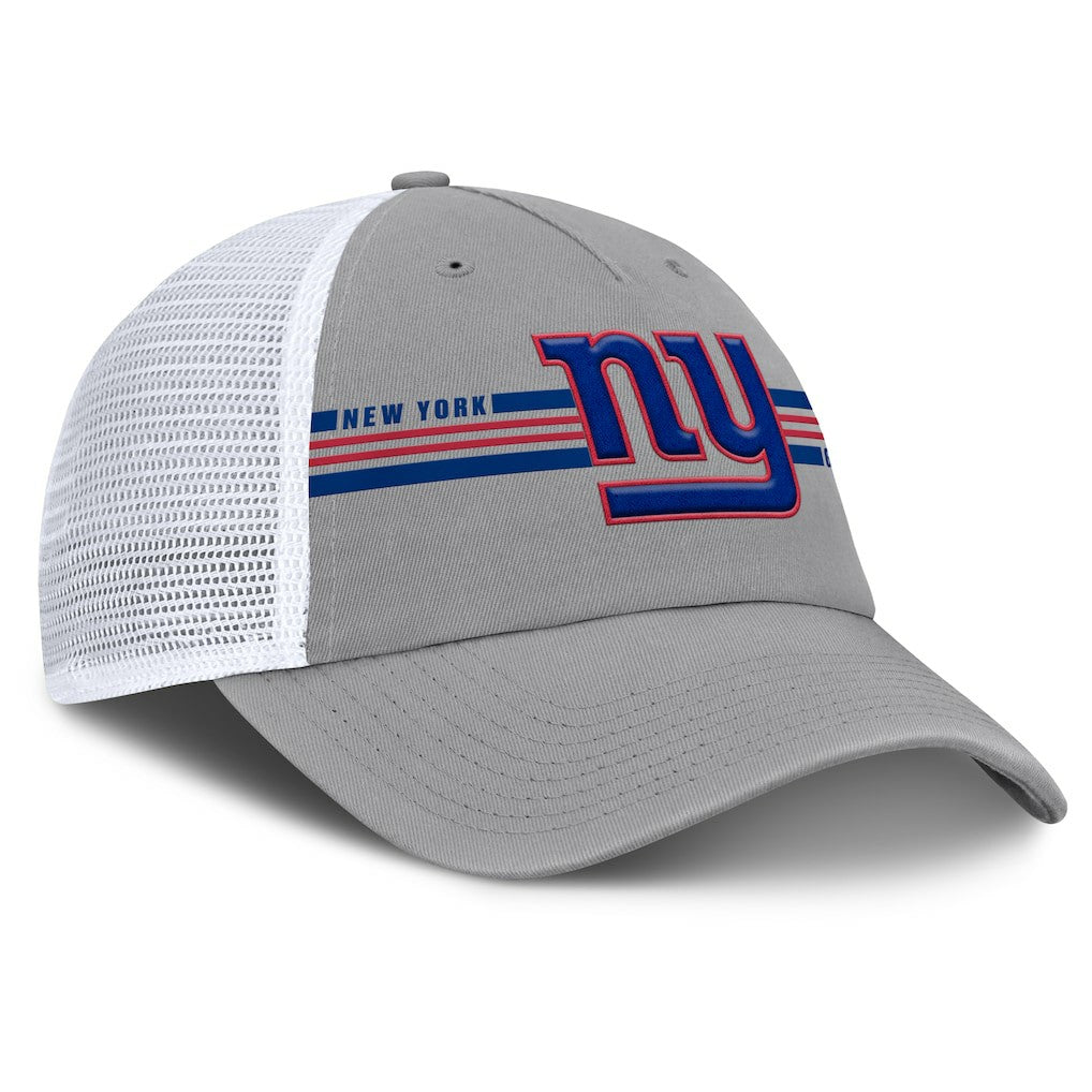 New York Giants Singleback Trucker Adjustable Hat Gray - Fanatics