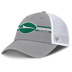 New York Jets Singleback Trucker Adjustable Hat Gray - Fanatics