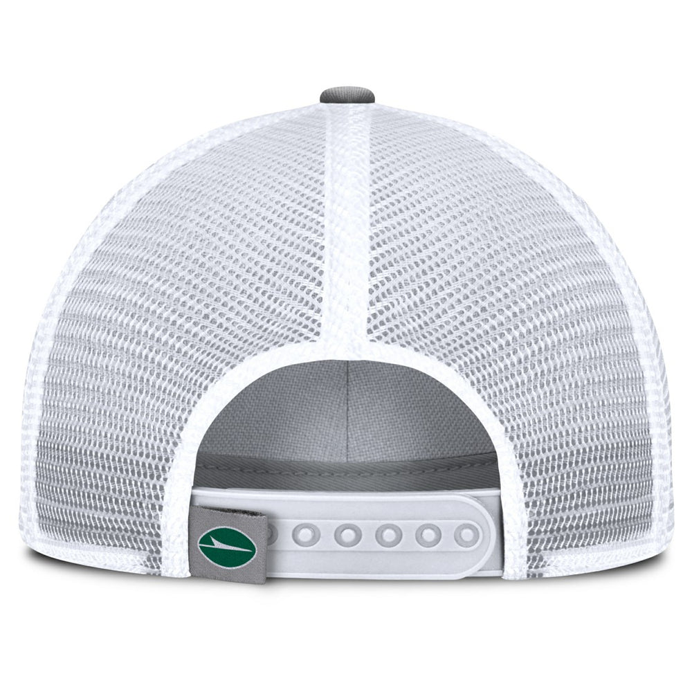 New York Jets Singleback Trucker Adjustable Hat Gray - Fanatics