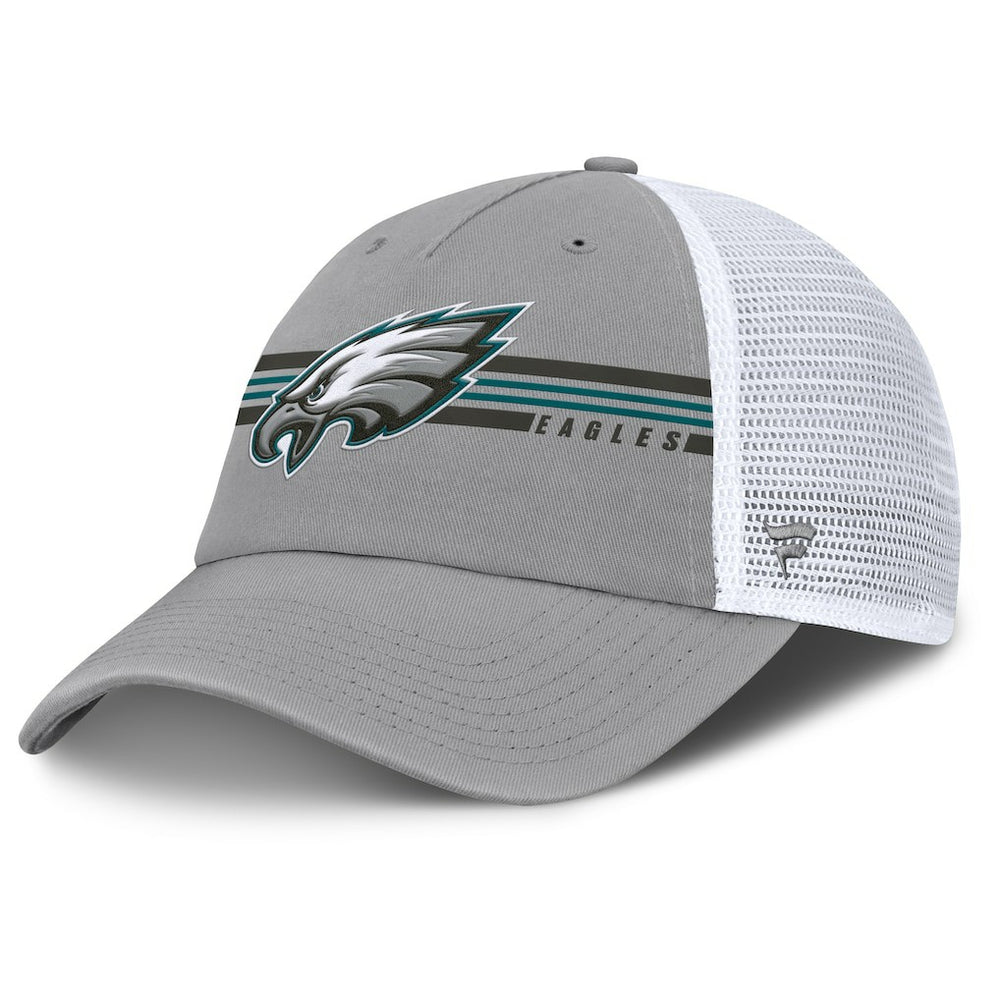 Philadelphia Eagles Singleback Trucker Adjustable Hat Gray - Fanatics