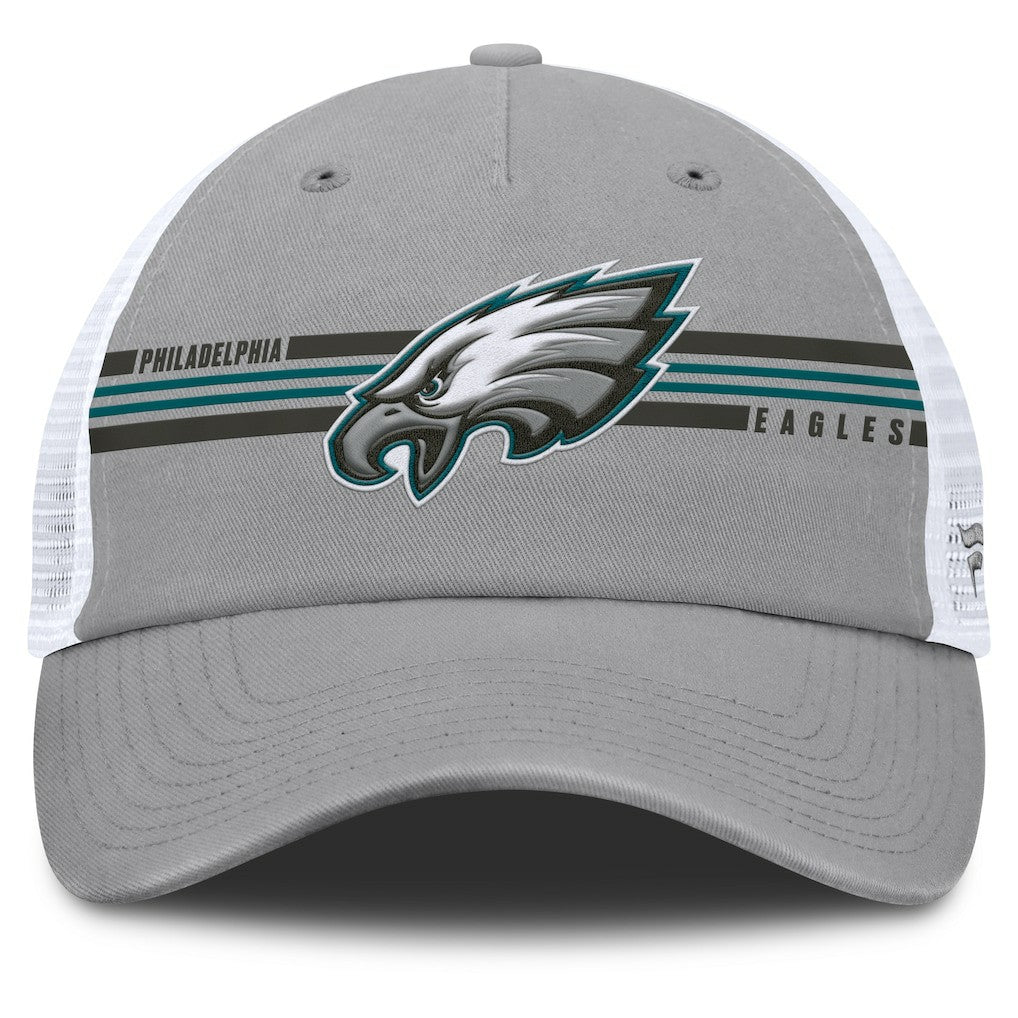 Philadelphia Eagles Singleback Trucker Adjustable Hat Gray - Fanatics