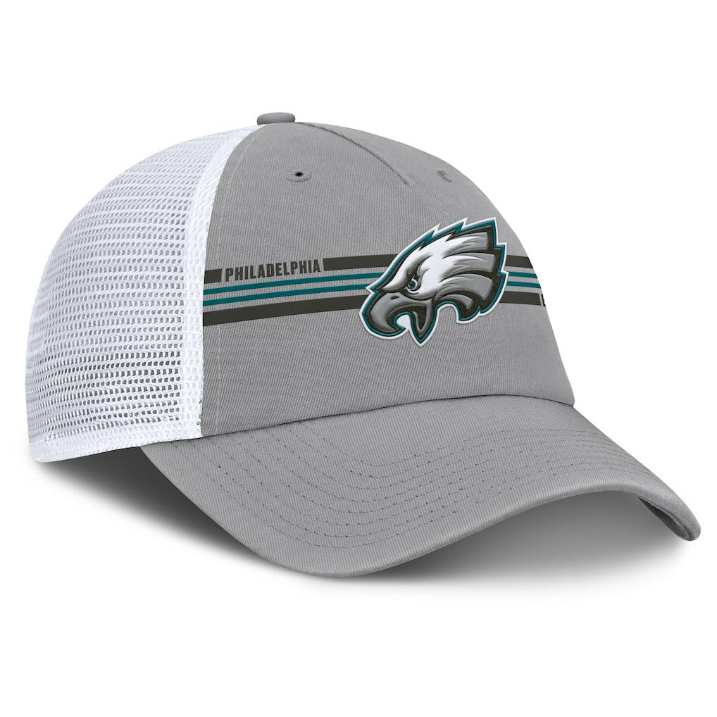 Philadelphia Eagles Singleback Trucker Adjustable Hat Gray - Fanatics