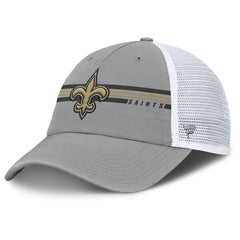 New Orleans Saints Singleback Trucker Adjustable Hat Gray - Fanatics