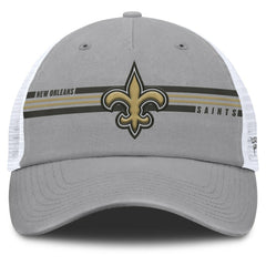 New Orleans Saints Singleback Trucker Adjustable Hat Gray - Fanatics