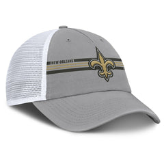 New Orleans Saints Singleback Trucker Adjustable Hat Gray - Fanatics