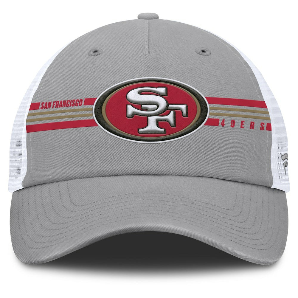 San Francisco 49ers Singleback Trucker Adjustable Hat Gray - Fanatics