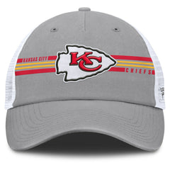 Kansas City Chiefs Singleback Trucker Adjustable Hat Gray - Fanatics