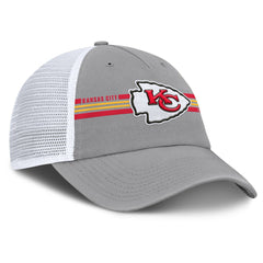 Kansas City Chiefs Singleback Trucker Adjustable Hat Gray - Fanatics