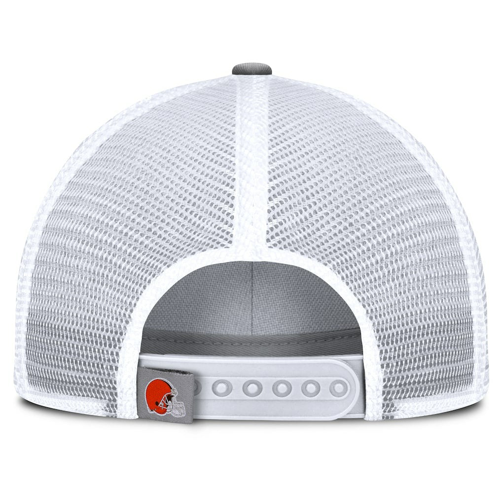 Cleveland Browns Singleback Trucker Adjustable Hat Gray - Fanatics