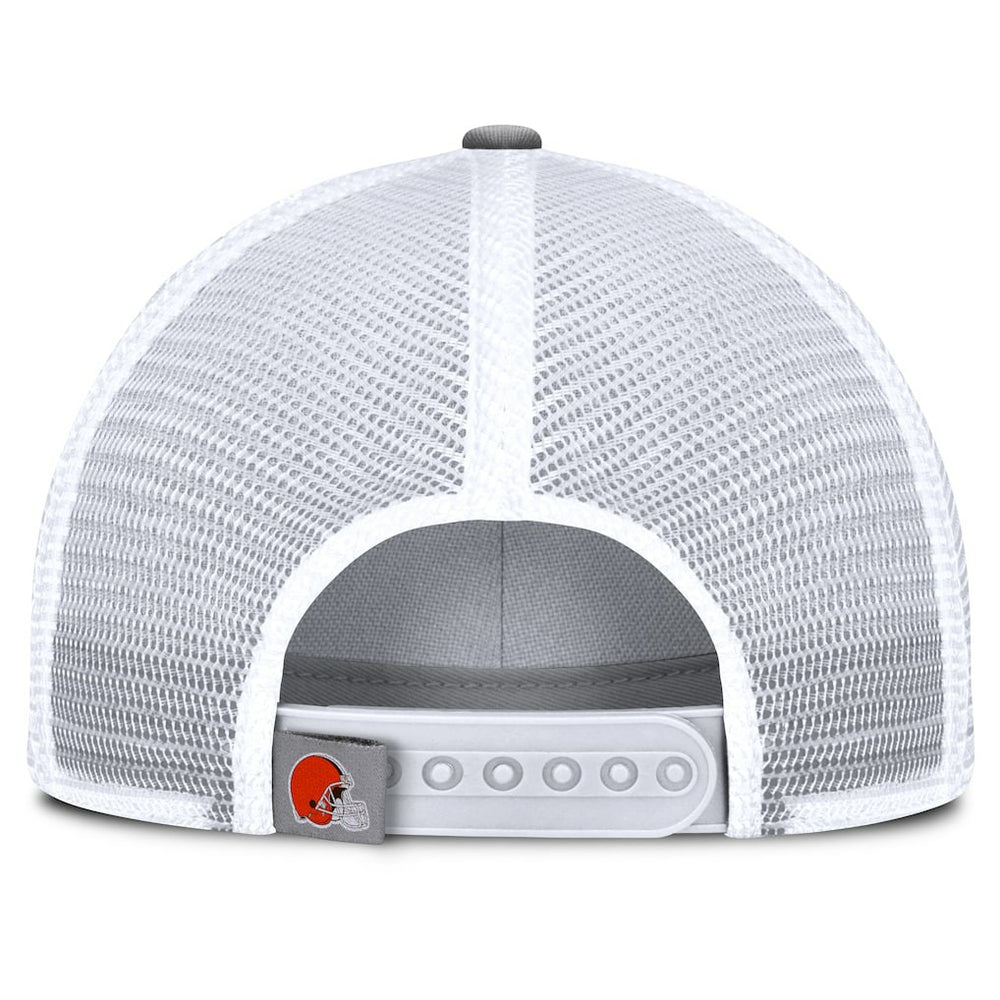 Cleveland Browns Singleback Trucker Adjustable Hat Gray - Fanatics