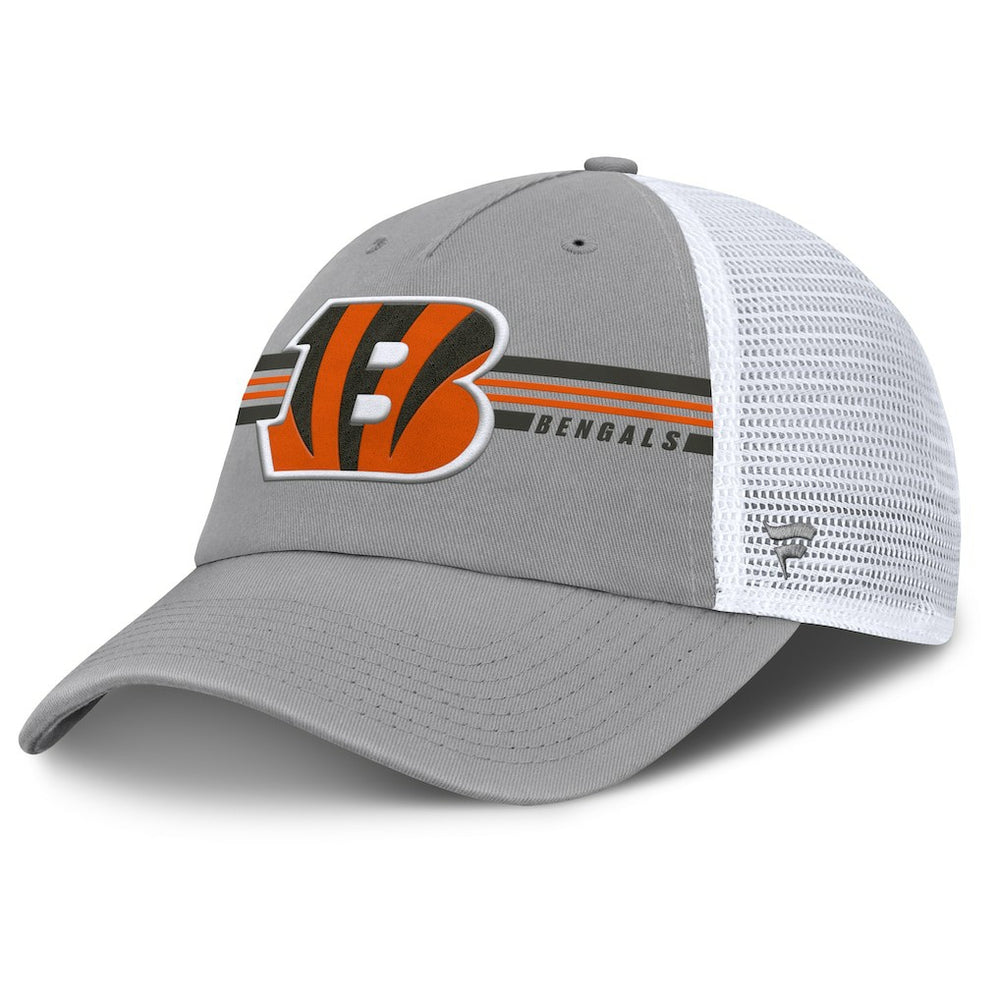 Cincinnati Bengals Singleback Trucker Adjustable Hat Gray - Fanatics