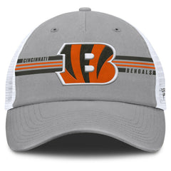 Cincinnati Bengals Singleback Trucker Adjustable Hat Gray - Fanatics