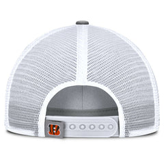 Cincinnati Bengals Singleback Trucker Adjustable Hat Gray - Fanatics