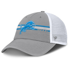 Detroit Lions Singleback Trucker Adjustable Hat Gray - Fanatics
