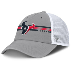 Houston Texans Singleback Trucker Adjustable Hat Gray - Fanatics