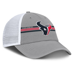 Houston Texans Singleback Trucker Adjustable Hat Gray - Fanatics