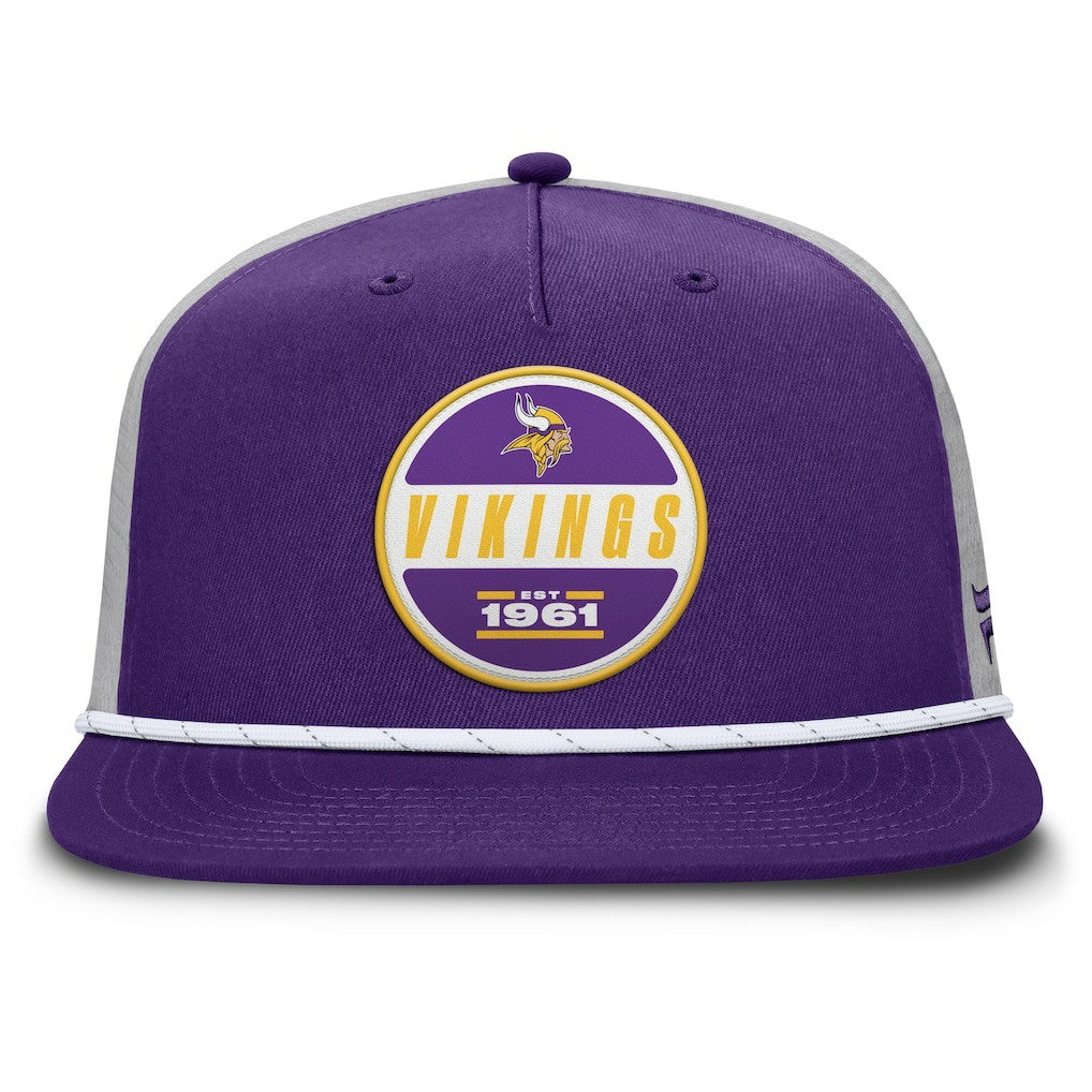 Minnesota Vikings Edge Rush Trucker Adjustable Hat Purple/Gray - Fanatics