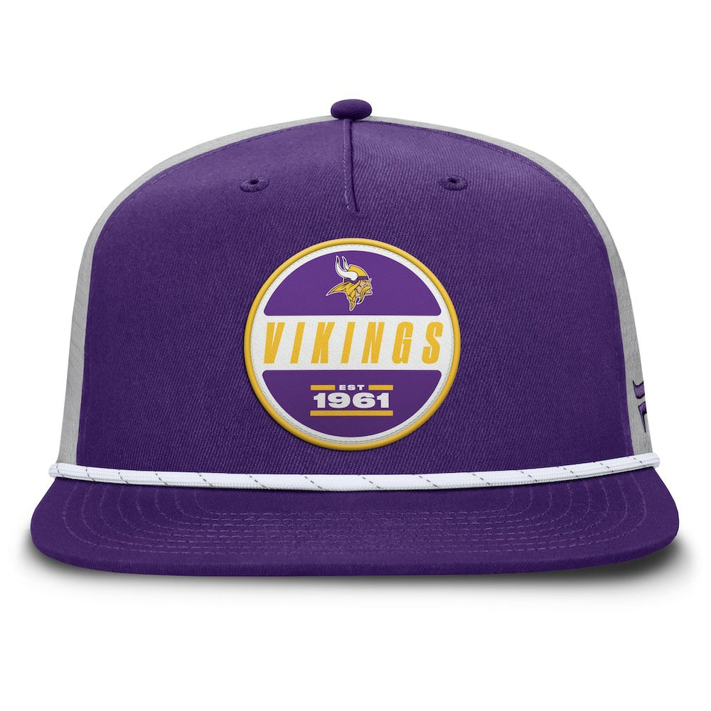 Minnesota Vikings Edge Rush Trucker Adjustable Hat Purple/Gray - Fanatics