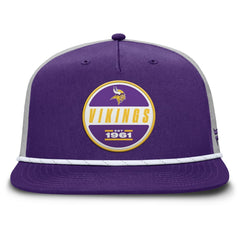 Minnesota Vikings Edge Rush Trucker Adjustable Hat Purple/Gray - Fanatics