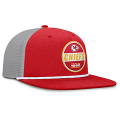 Kansas City Chiefs Edge Rush Trucker Adjustable Hat Red/Gray - Fanatics