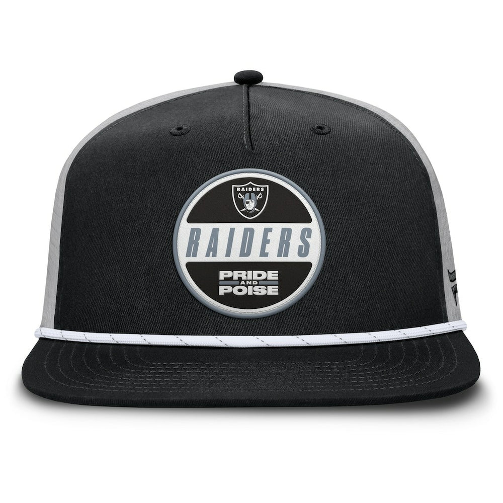 Las Vegas Raiders Edge Rush Trucker Adjustable Hat Black/Gray - Fanatics