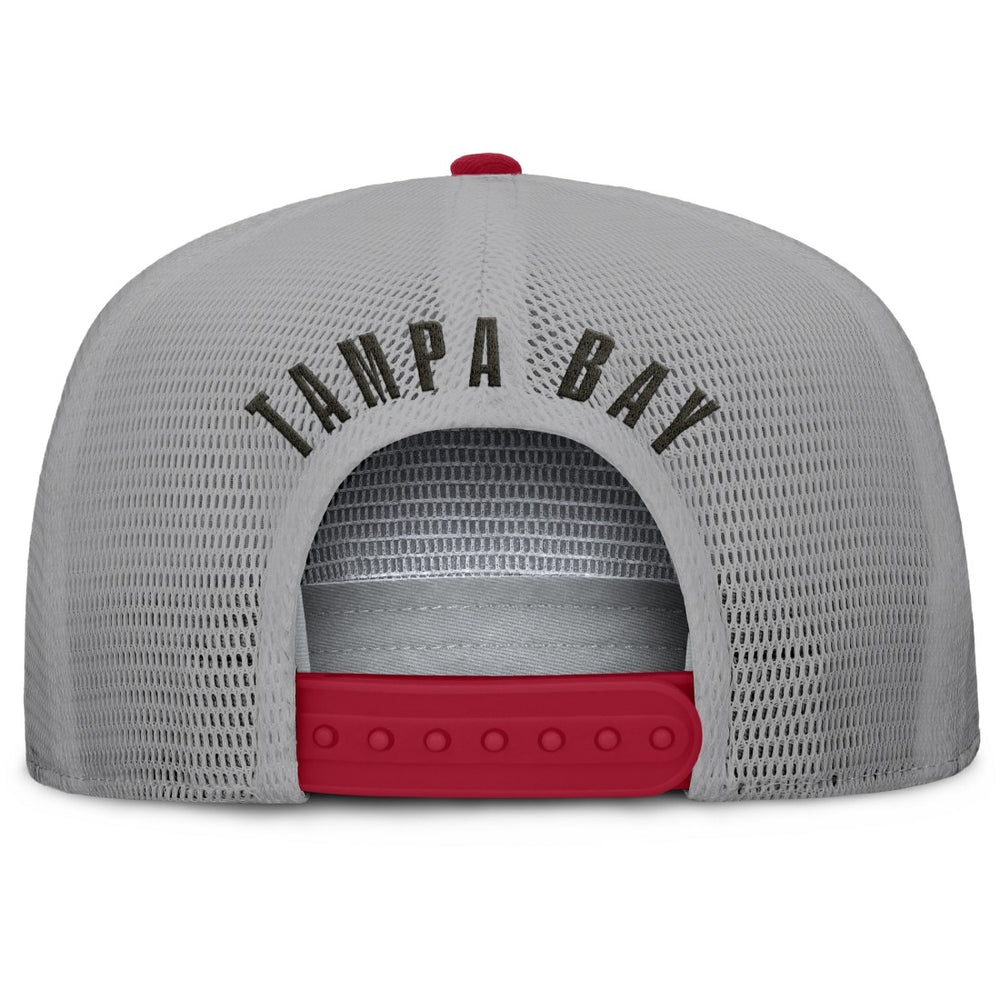 Tampa Bay Buccaneers Edge Rush Trucker Adjustable Hat Red/Gray - Fanatics