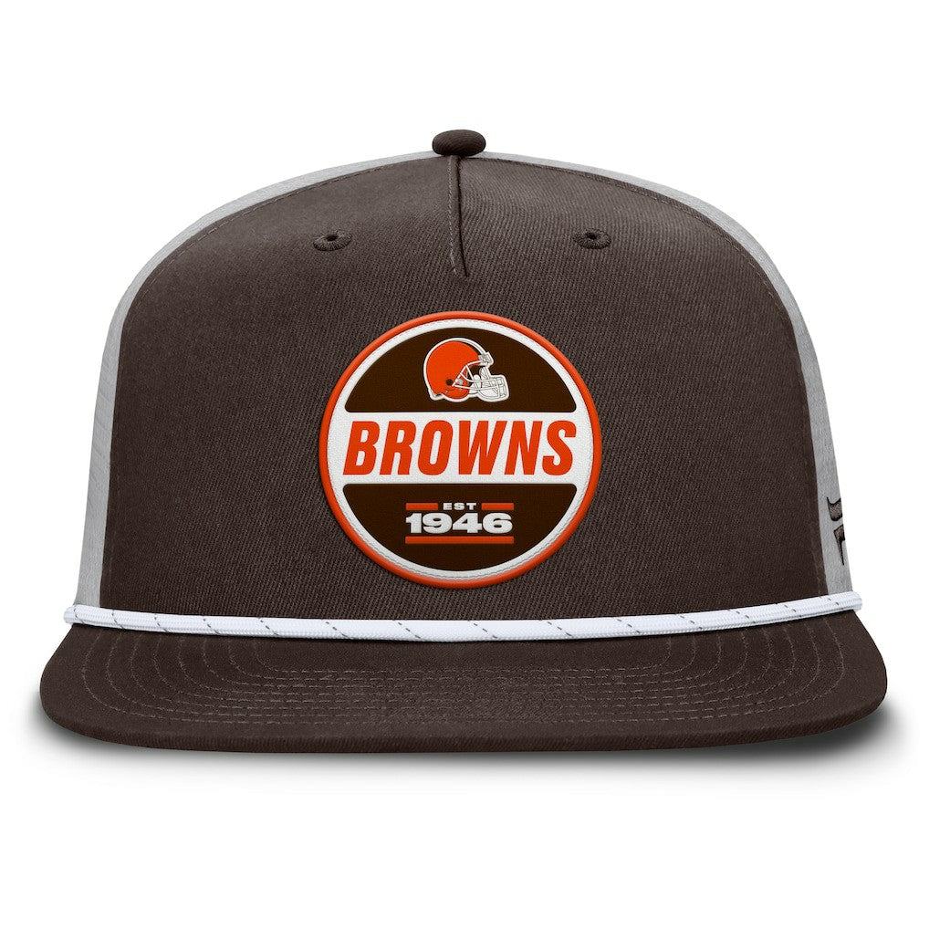 Cleveland Browns Edge Rush Trucker Adjustable Hat Brown/Gray - Fanatics