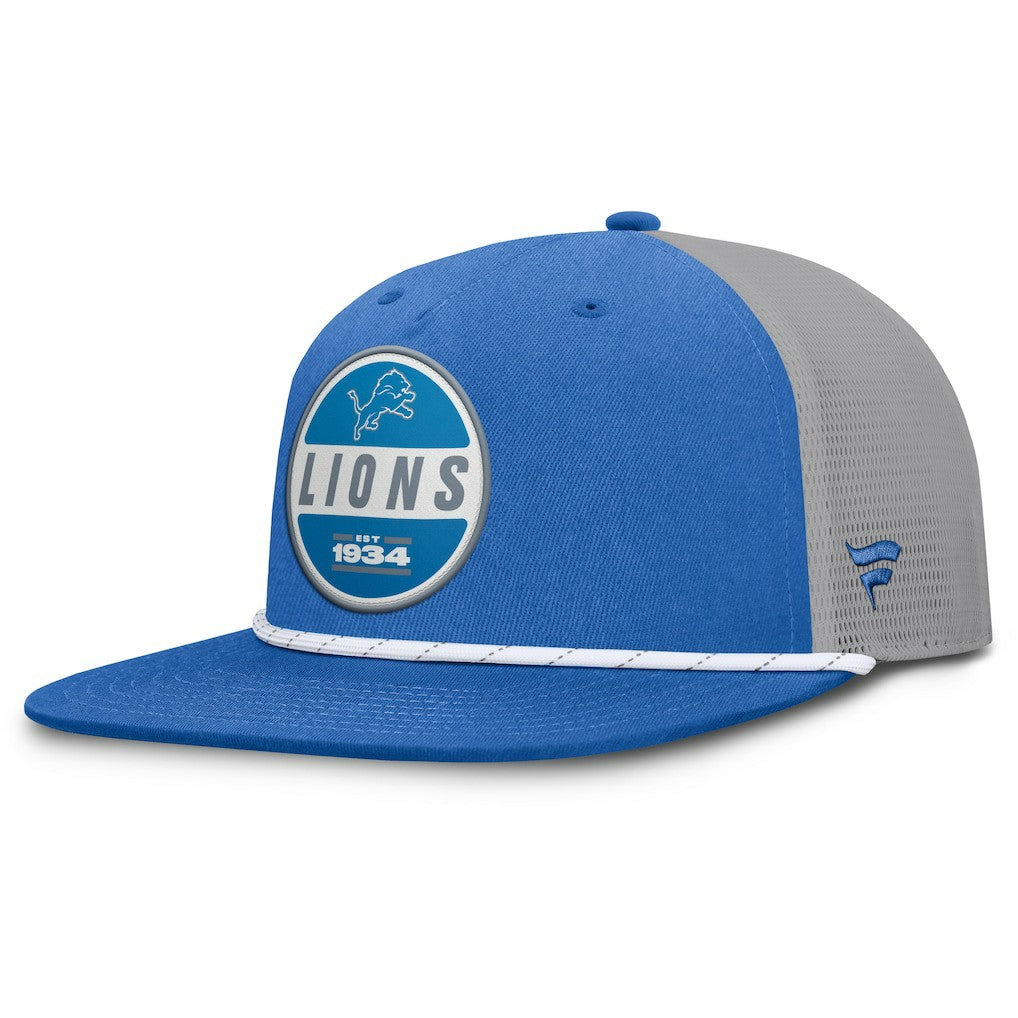 Detroit Lions Edge Rush Trucker Adjustable Hat Blue/Gray - Fanatics