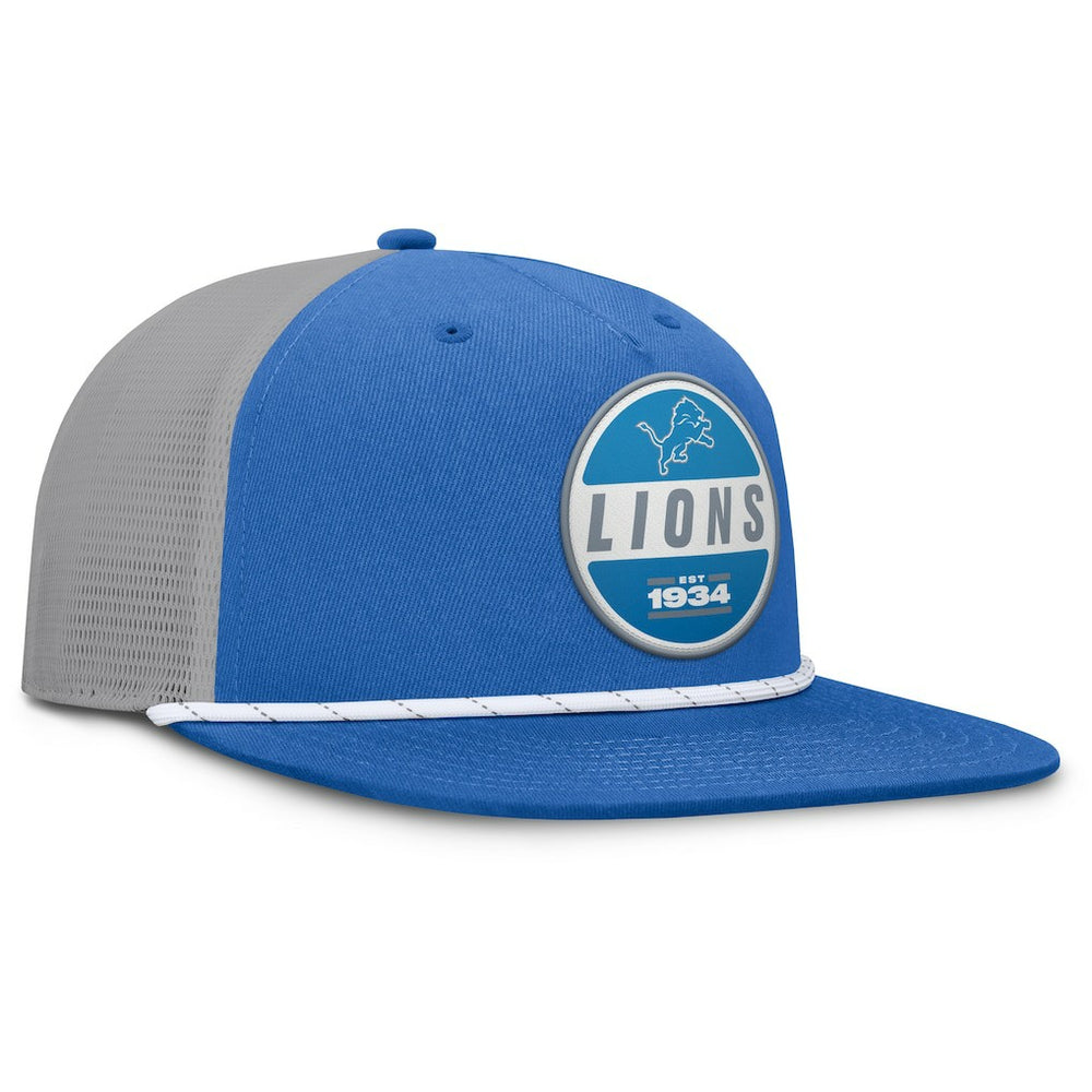 Detroit Lions Edge Rush Trucker Adjustable Hat Blue/Gray - Fanatics