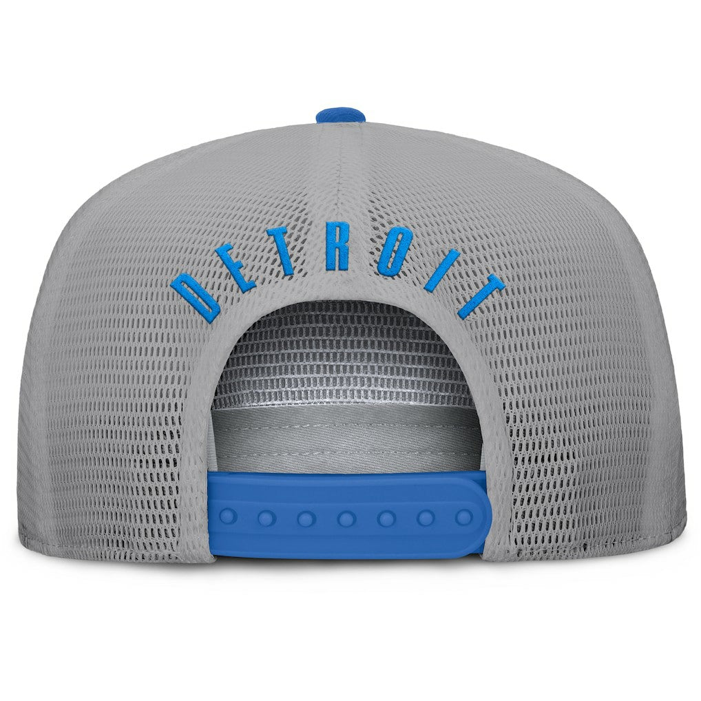 Detroit Lions Edge Rush Trucker Adjustable Hat Blue/Gray - Fanatics
