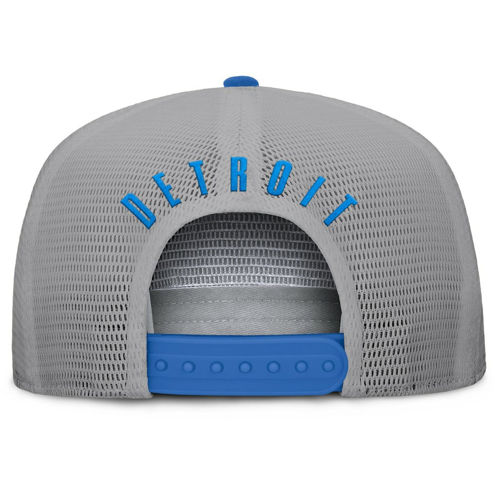 Detroit Lions Edge Rush Trucker Adjustable Hat Blue/Gray - Fanatics