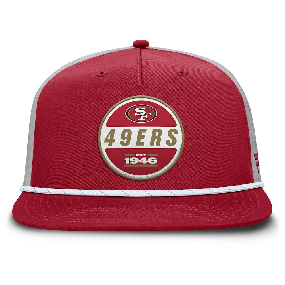 San Francisco 49ers Edge Rush Trucker Adjustable Hat Scarlet/Gray - Fanatics