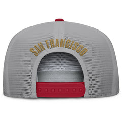 San Francisco 49ers Edge Rush Trucker Adjustable Hat Scarlet/Gray - Fanatics