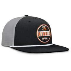Cincinnati Bengals Edge Rush Trucker Adjustable Hat Black/Gray - Fanatics