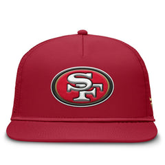 San Francisco 49ers Cryptic Trucker Adjustable Hat Scarlet - Fanatics