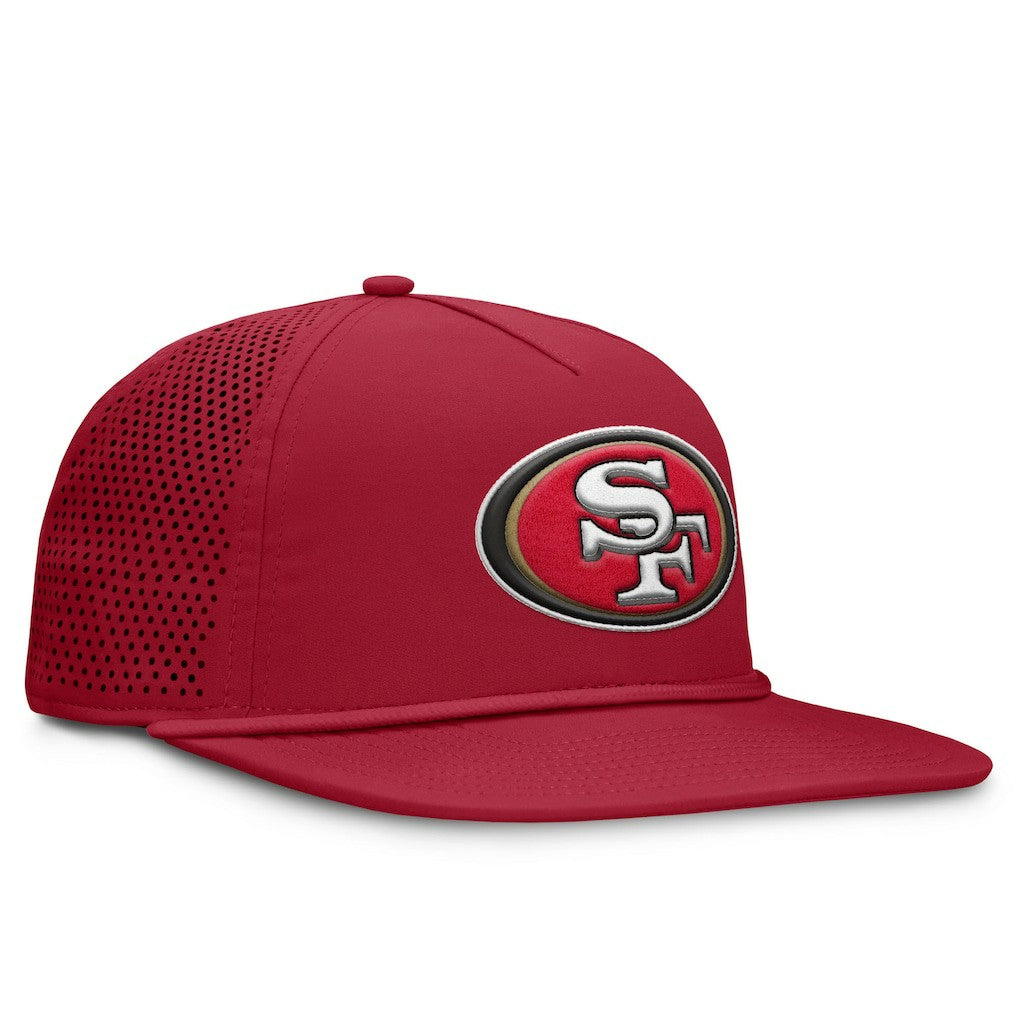 San Francisco 49ers Cryptic Trucker Adjustable Hat Scarlet - Fanatics