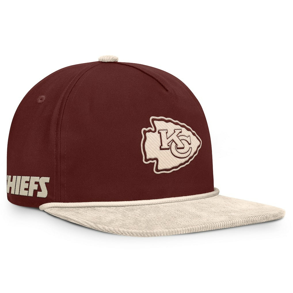 Kansas City Chiefs NFL Reminisce Golfer Adjustable Hat Brown - Fanatics