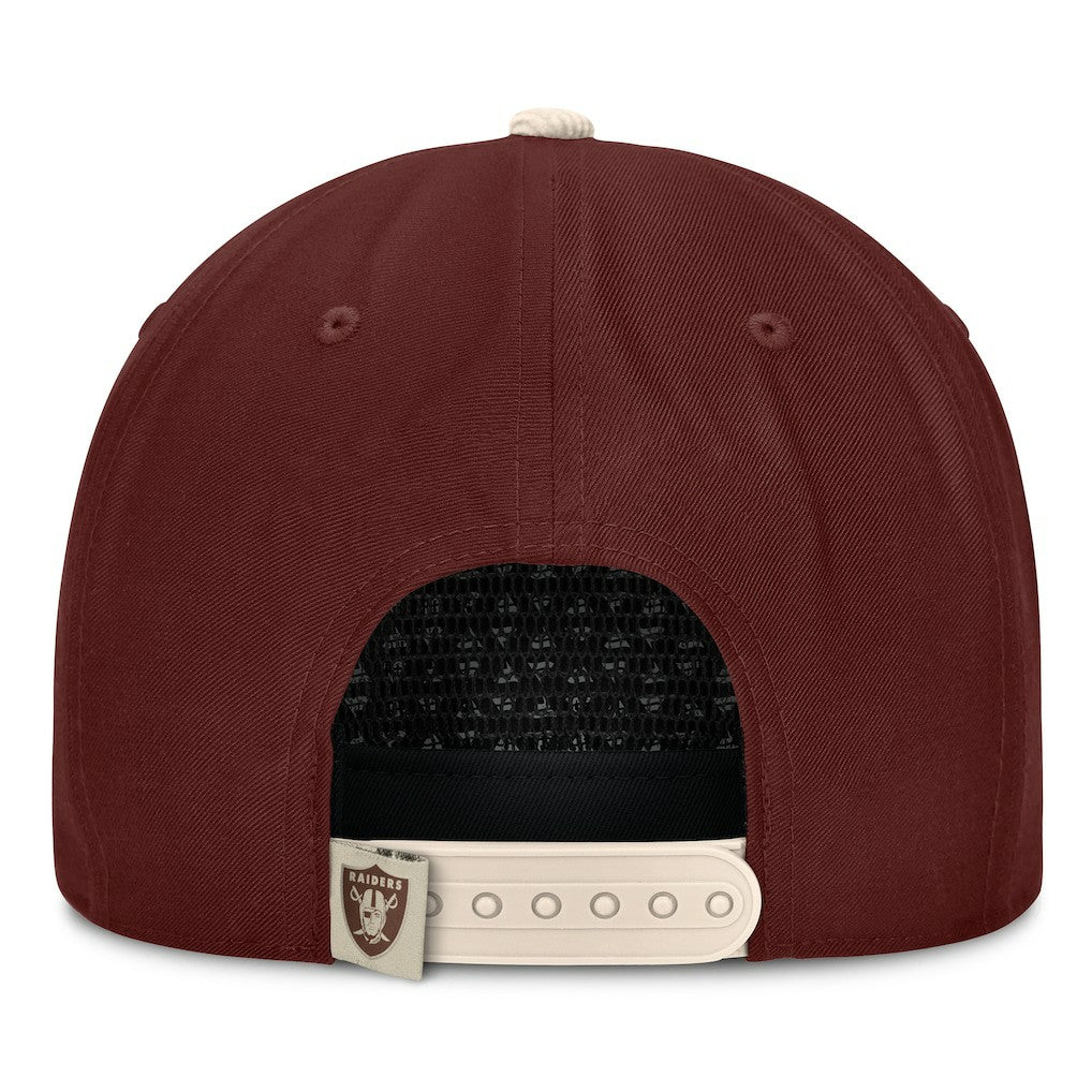 Las Vegas Raiders NFL Reminisce Golfer Adjustable Hat Brown - Fanatics