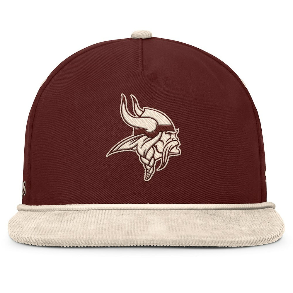 Minnesota Vikings NFL Reminisce Golfer Adjustable Hat Brown - Fanatics