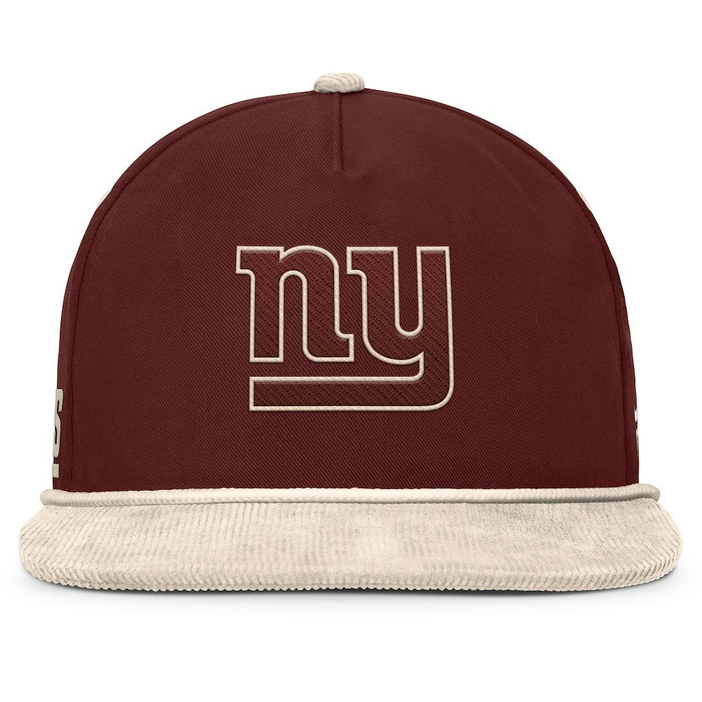 New York Giants NFL Reminisce Golfer Adjustable Hat Brown - Fanatics