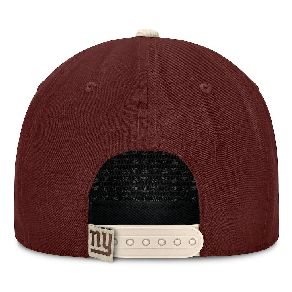 New York Giants NFL Reminisce Golfer Adjustable Hat Brown - Fanatics