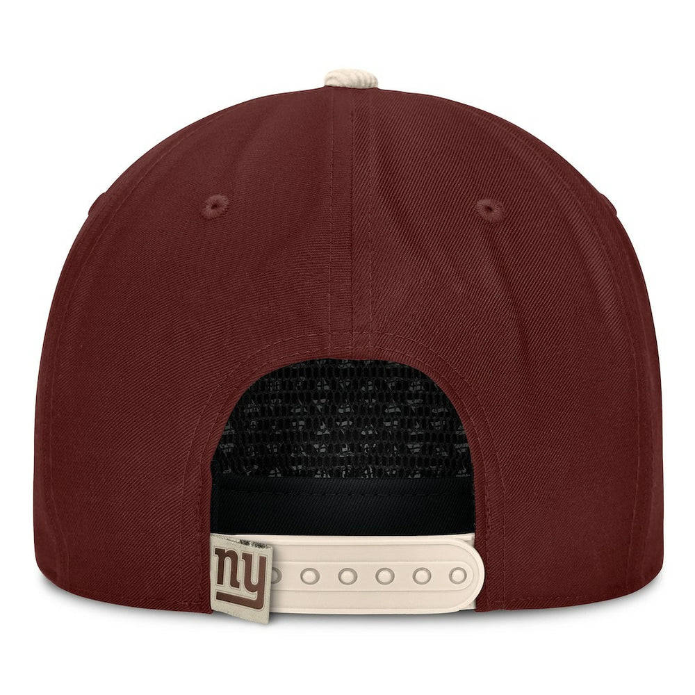 New York Giants NFL Reminisce Golfer Adjustable Hat Brown - Fanatics