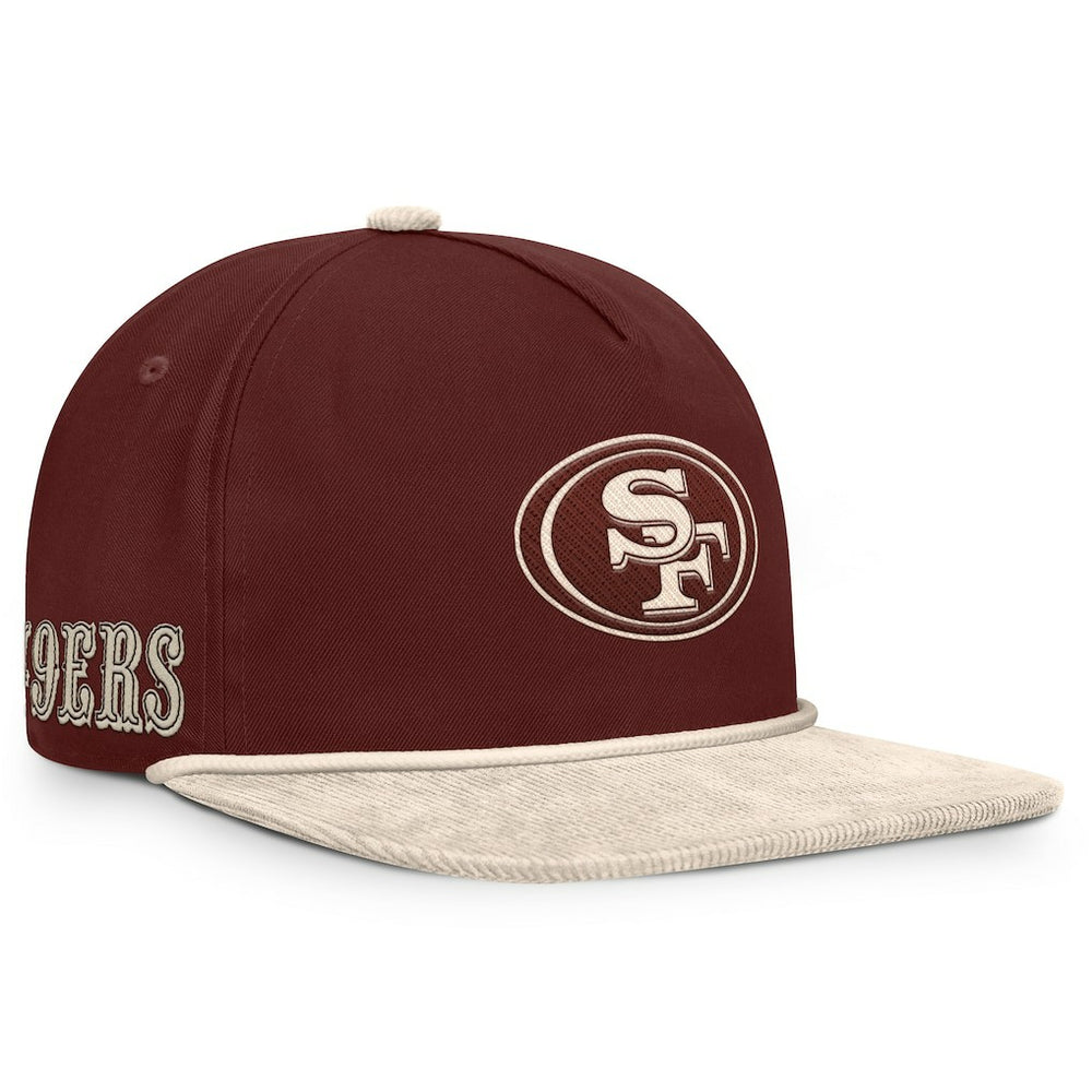 San Francisco 49ers NFL Reminisce Golfer Adjustable Hat Brown - Fanatics