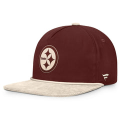 Pittsburgh Steelers NFL Reminisce Golfer Adjustable Hat Brown - Fanatics