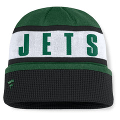 New York Jets Oskie Cuffed Knit Hat Green/Black - Fanatics