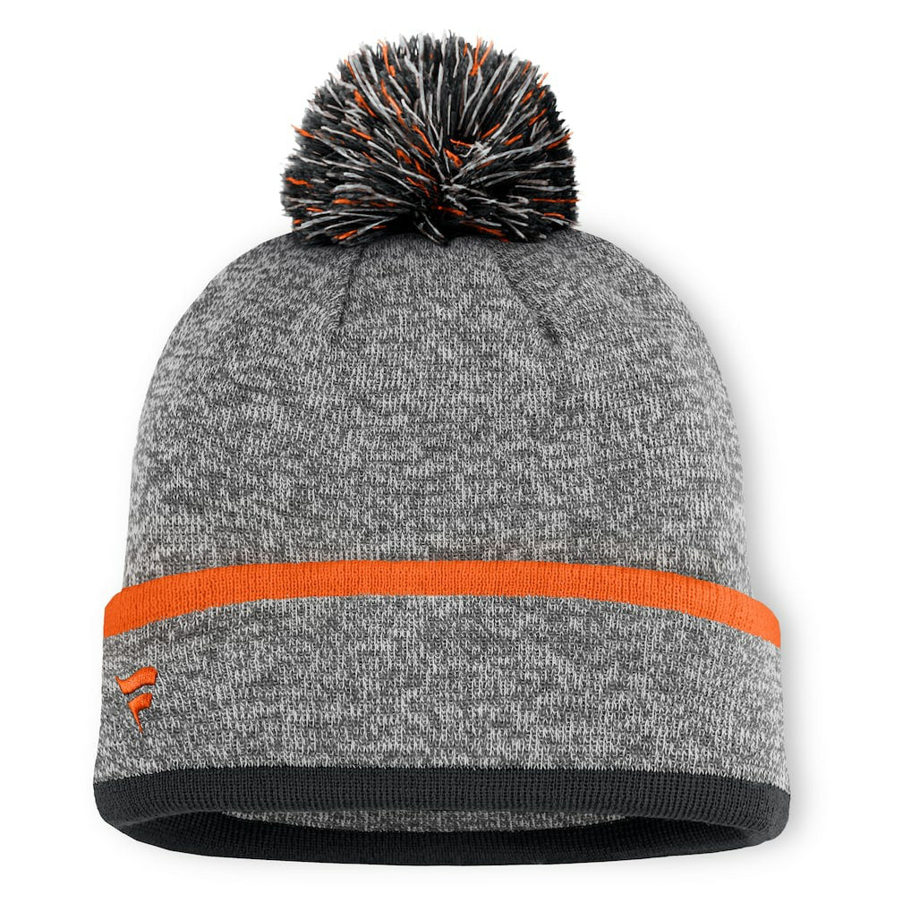 Cincinnati Bengals Motion Cuffed Knit Hat with Pom Heather Gray - Fanatics