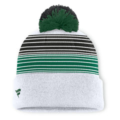 New York Jets Ghost Cuffed Knit Hat with Pom White - Fanatics