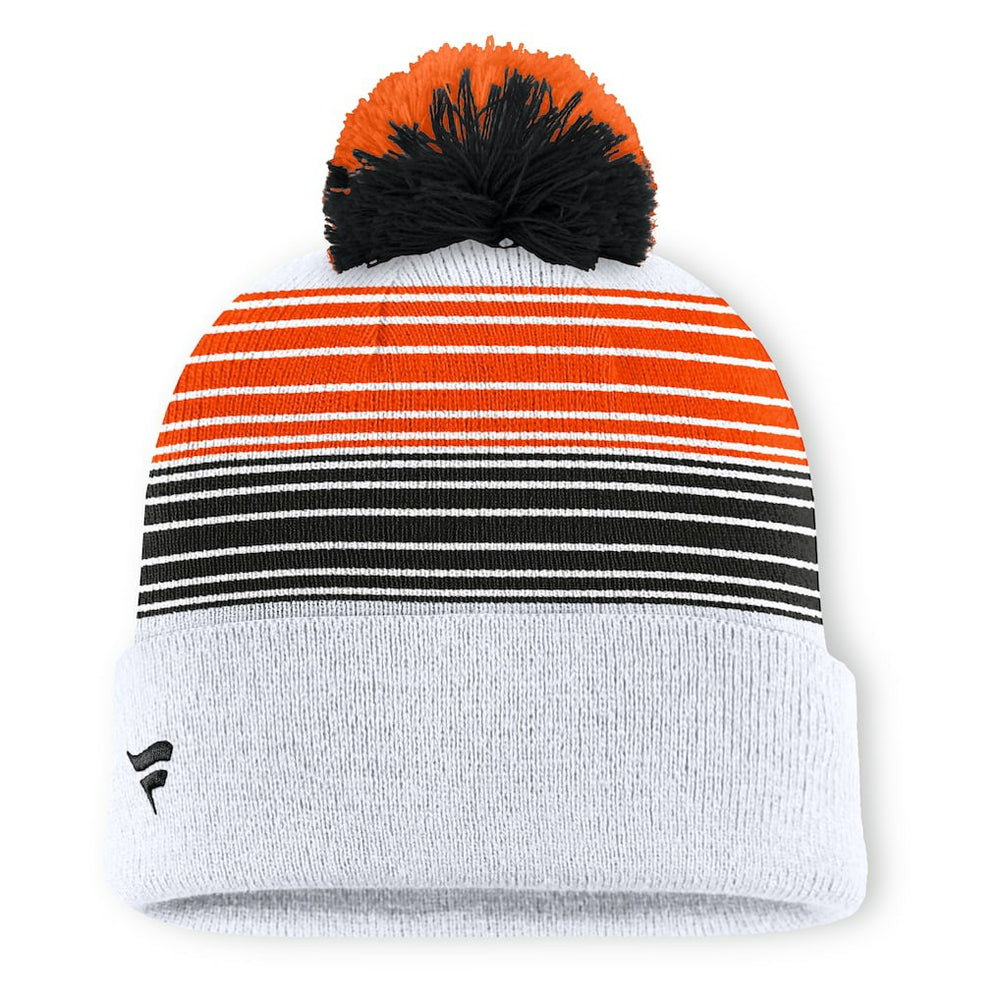 Cincinnati Bengals Ghost Cuffed Knit Hat with Pom White - Fanatics